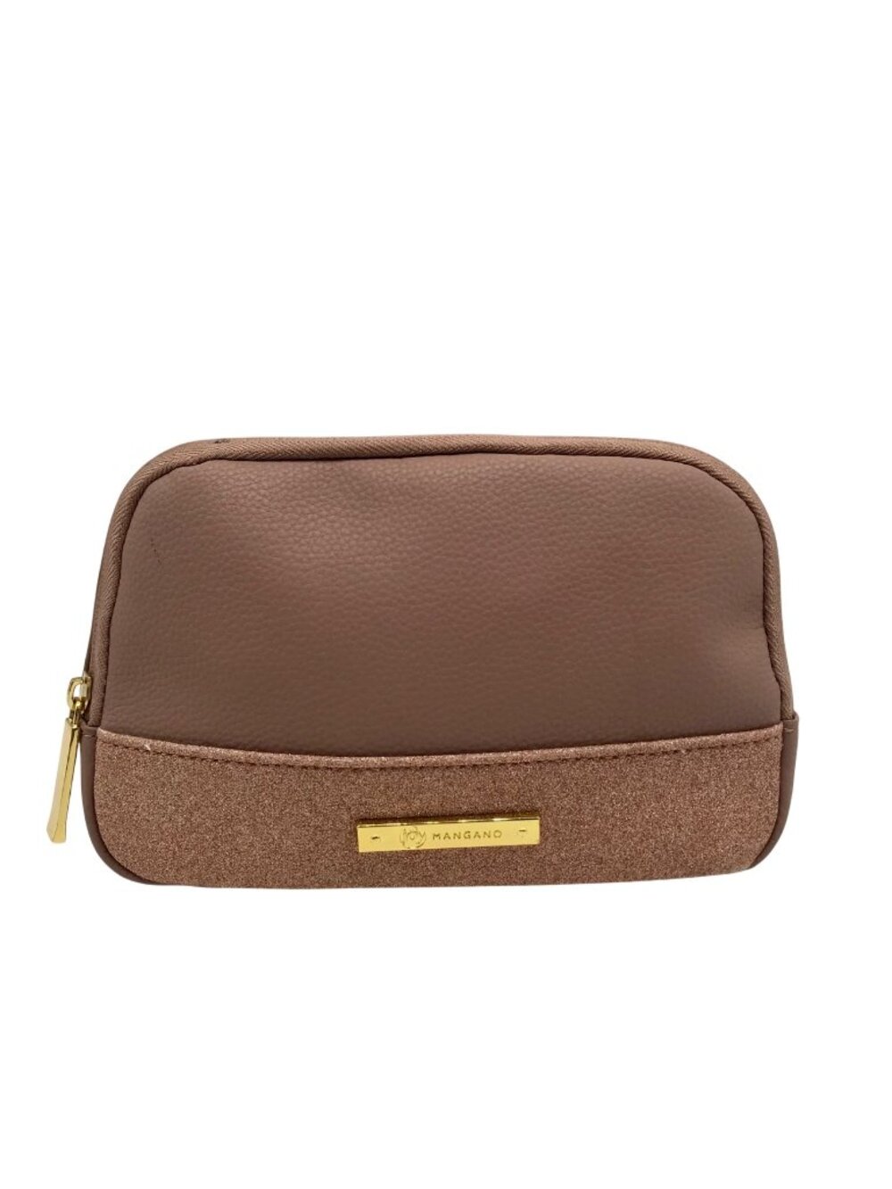 Joy Mangano Rose Gold Faux Leathet Waist Bag